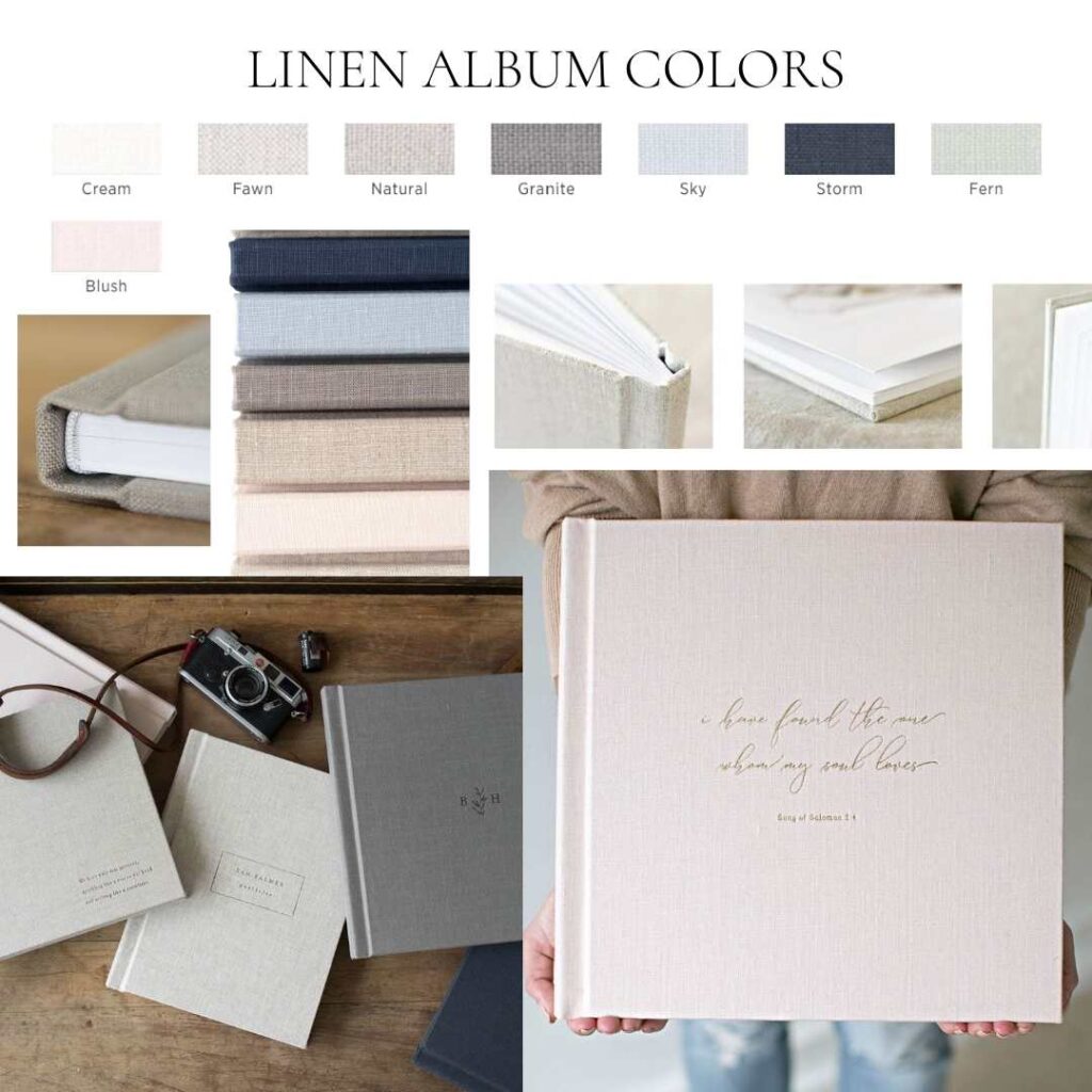 linen album colors |