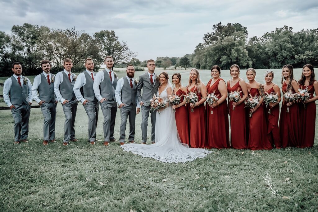 Bridal Party With Abbi And Noah At Cedar Bay Farm, Cincinnati Ohio