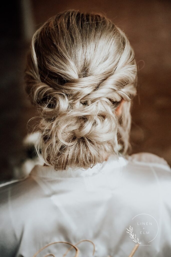 Brides Hair Dayton Wedding Photographer