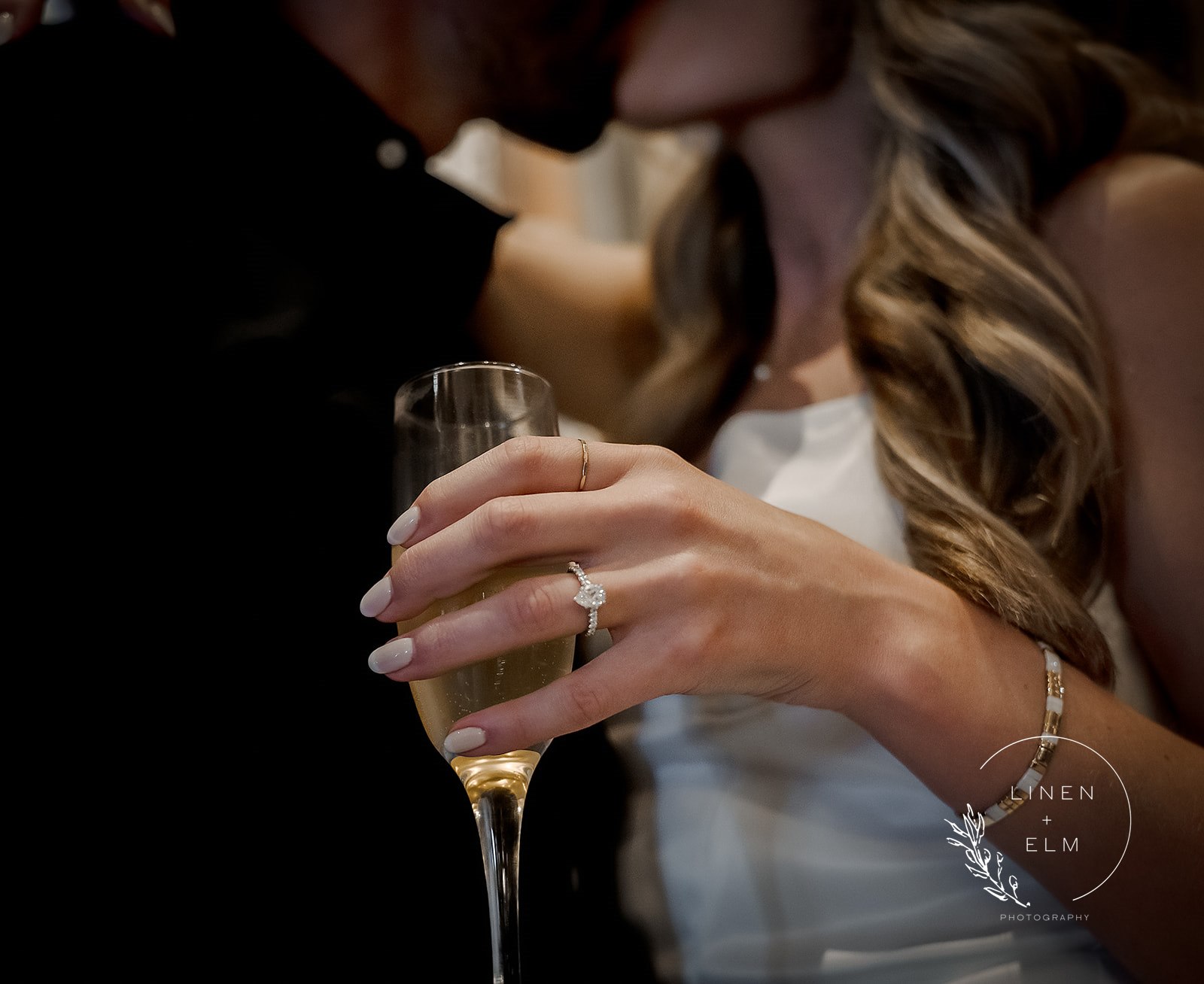 Engagement Photo Close Up Of Ring At Hilton Netherland Plaza Cincinnati