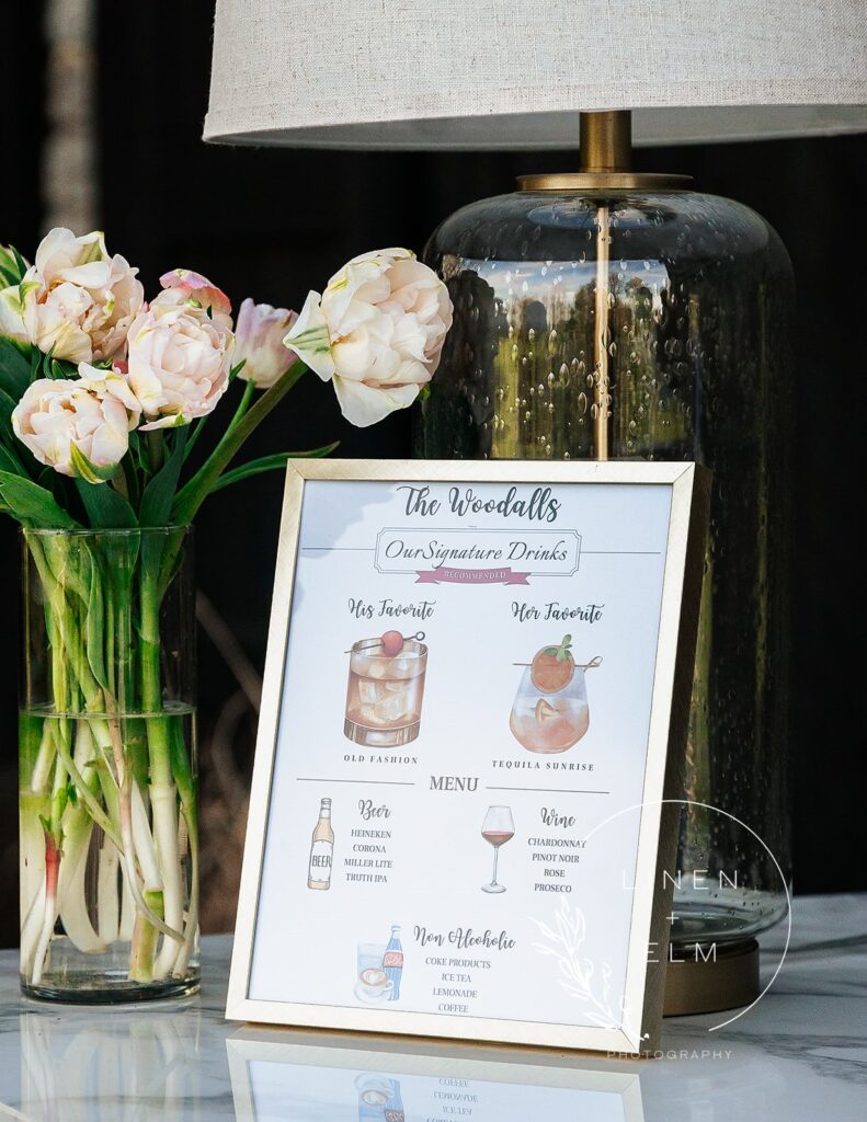 Cedar Bay Farm Signature Drinks | Cincinnati Wedding Photographer | Fine Art Photography | Documentary Style | Linen &Amp; Elm Photography