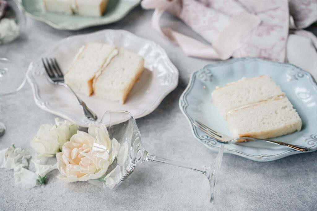 Wedding Cake Flatlay Cincinnati Wedding Photographer